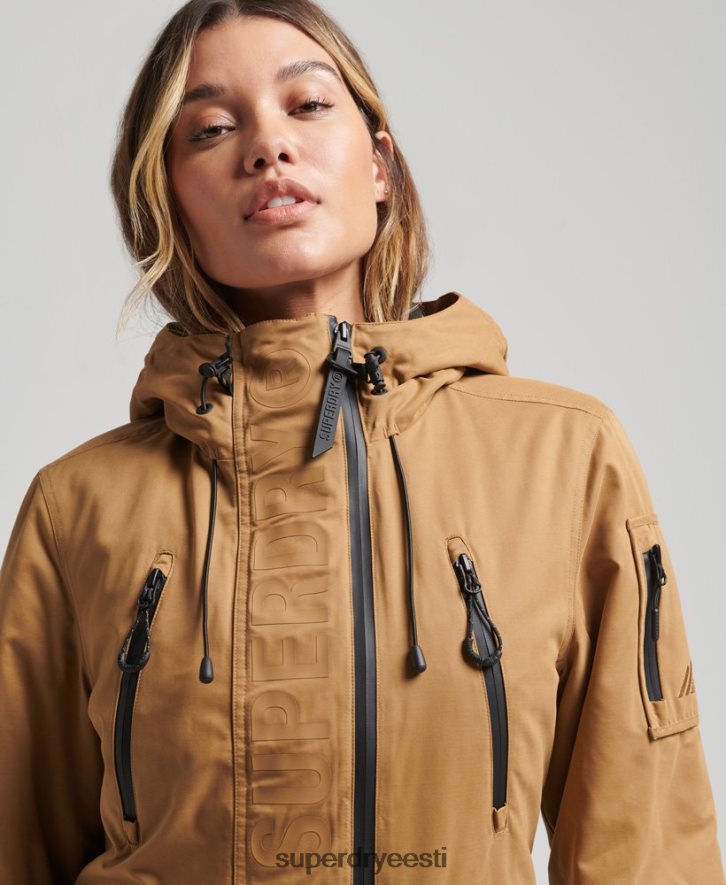 Superdry naised ülim mikrokiust sd-wind jope B2LT45611 Riietus pruun