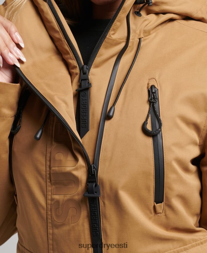 Superdry naised ülim mikrokiust sd-wind jope B2LT45611 Riietus pruun