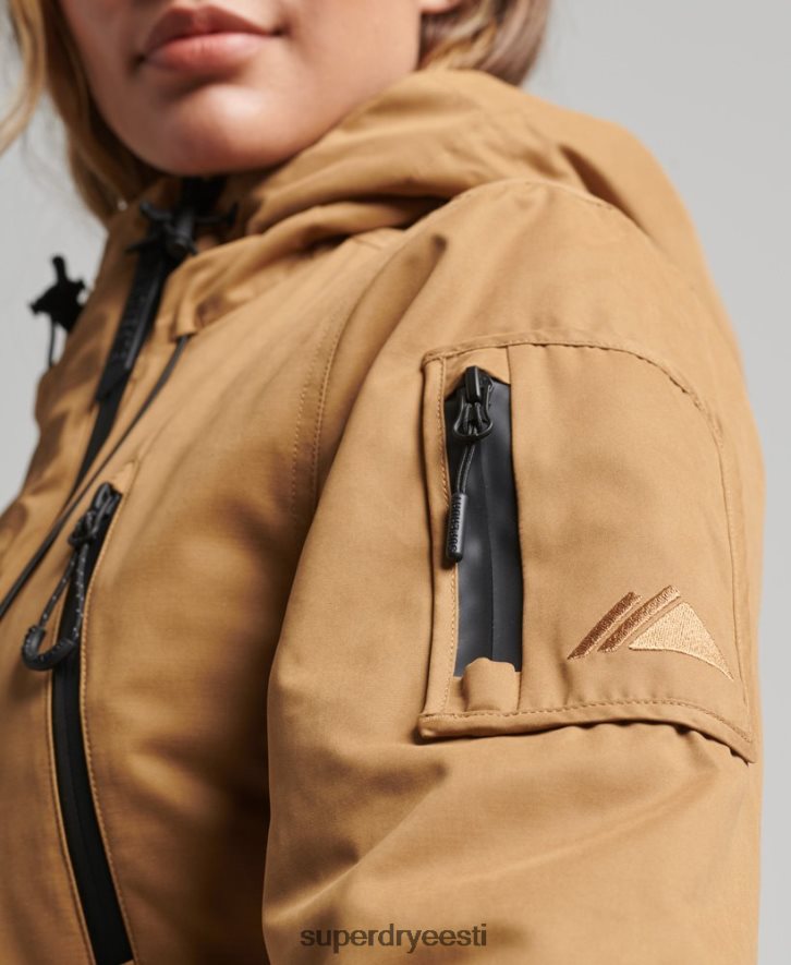Superdry naised ülim mikrokiust sd-wind jope B2LT45611 Riietus pruun