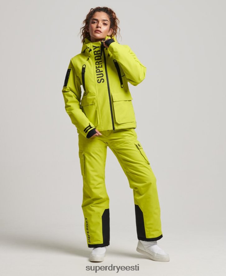 Superdry naised ülim päästejope B2LT43563 Riietus kollane