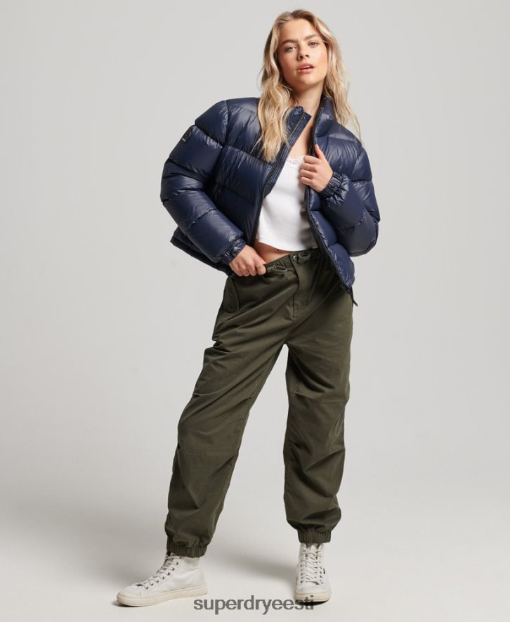Superdry naised luksuslik alpi sulepolsterdatud jope B2LT45687 Riietus merevägi
