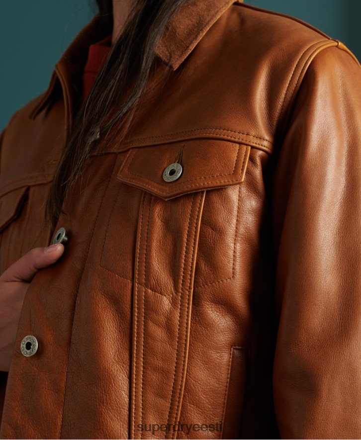 Superdry naised piiratud koguses kuiv nahktagi B2LT43757 Riietus tan
