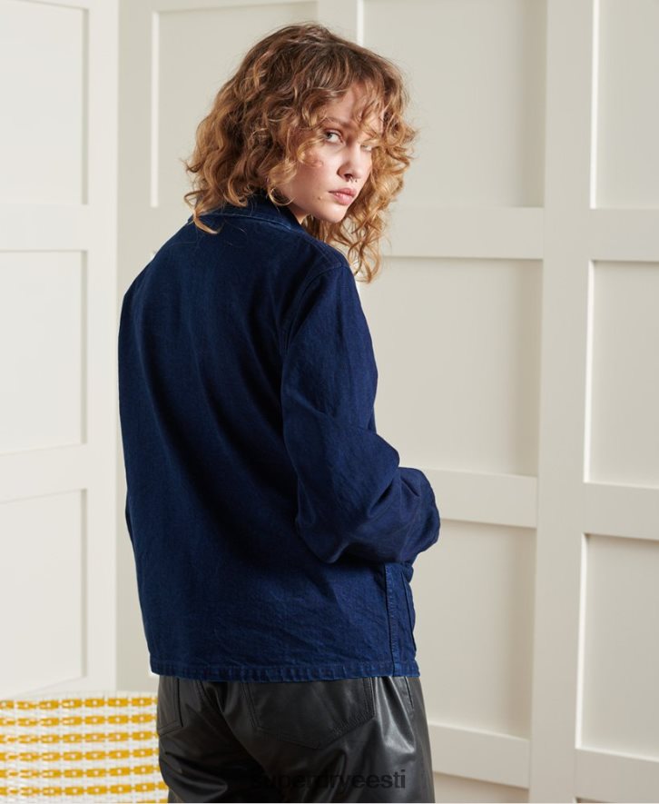 Superdry naised piiratud väljalaskega kuiv artist jope B2LT45563 Riietus merevägi
