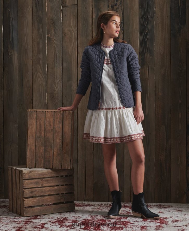 Superdry naised piiratud väljalaskega kuivvooderdusega jope B2LT45529 Riietus merevägi