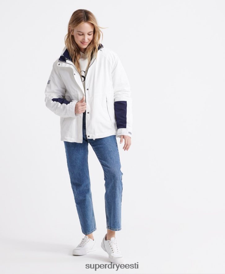 Superdry naised pikkade varrukatega 4 ühes jakk B2LT43857 Riietus kreem