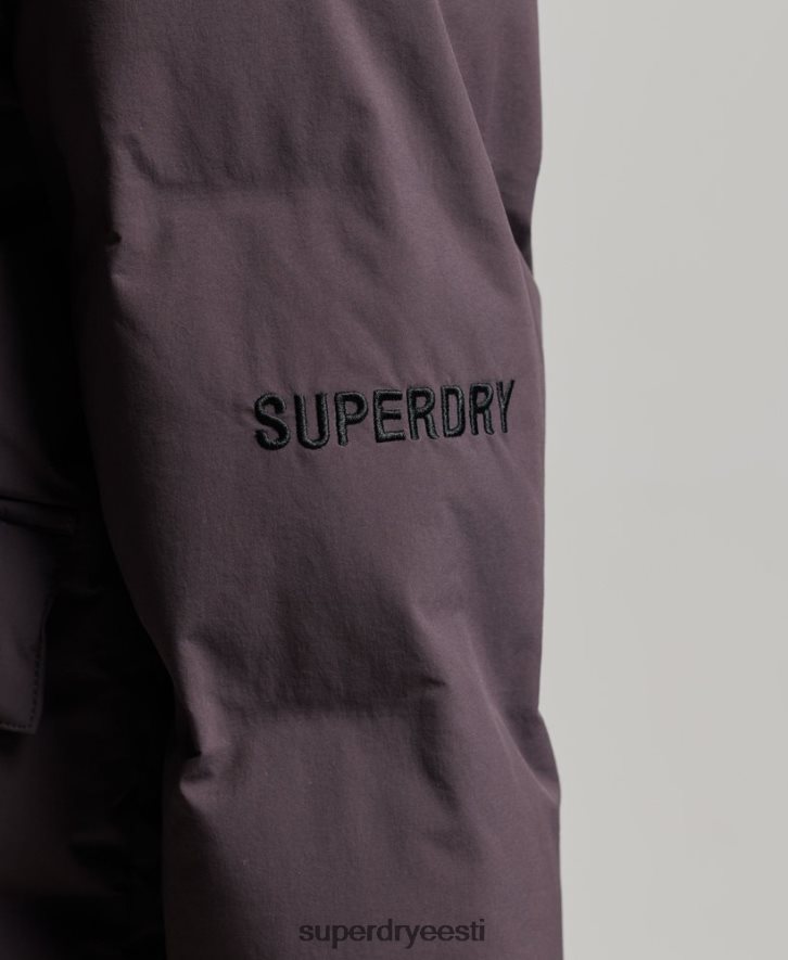 Superdry naised rongi boxy puffer jope B2LT45456 Riietus lilla