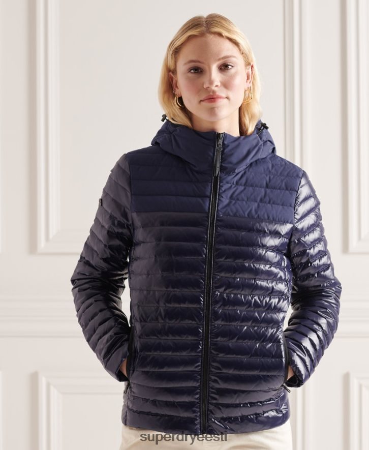 Superdry naised stuudio kontrastse südamikuga sulejope B2LT45635 Riietus merevägi