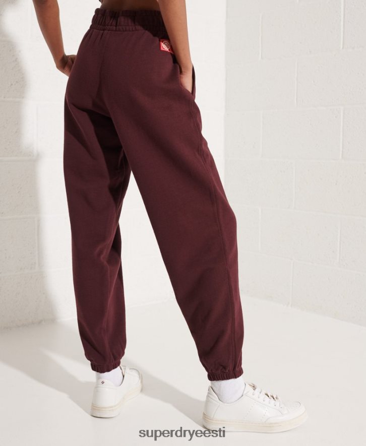 Superdry naised kolledži graafilised sörkijad B2LT43938 Riietus punane