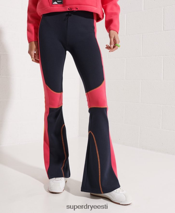 Superdry naised mägi kõrgendatud flare jogger B2LT43948 Riietus merevägi