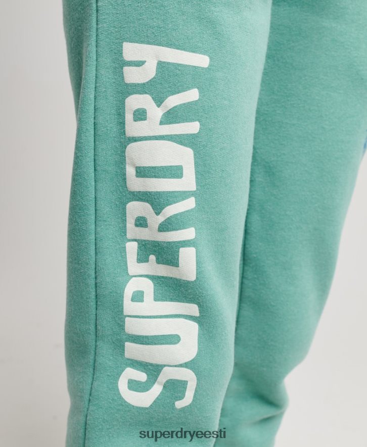 Superdry naised vintage cali välja lõigatud sörkijad B2LT42269 Riietus roheline