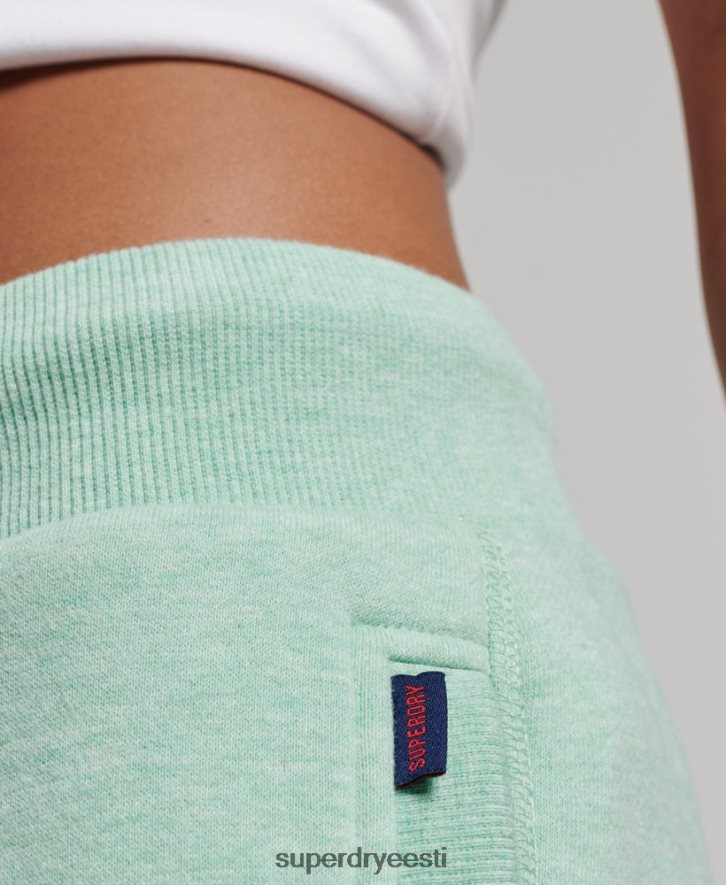 Superdry naised vintage logoga tikitud sörkijad B2LT43925 Riietus roheline