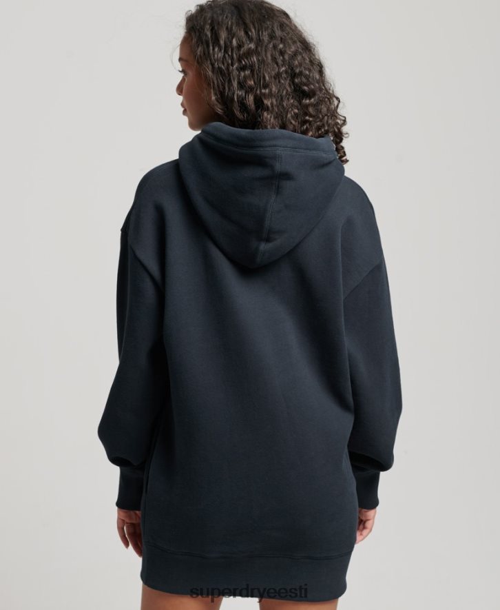 Superdry naised Vintage logoga tikitud higikleit B2LT42432 Riietus merevägi