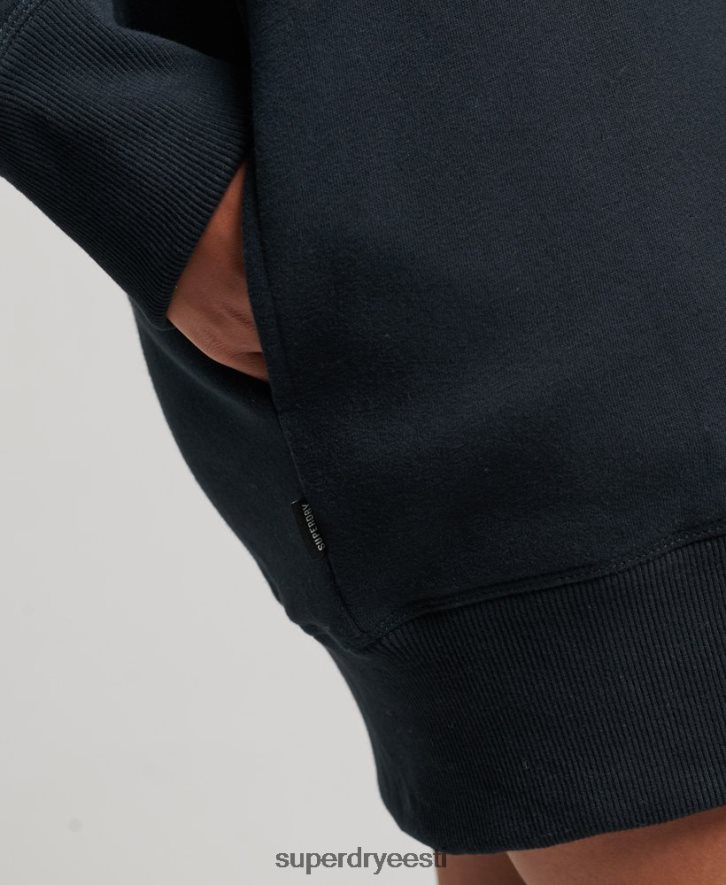 Superdry naised Vintage logoga tikitud higikleit B2LT42432 Riietus merevägi