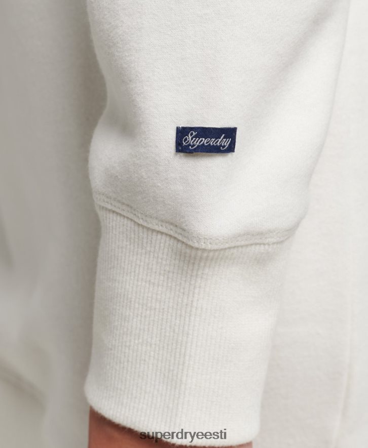 Superdry naised uhkus käsitöökaelusega kleidi üle B2LT42457 Riietus valge