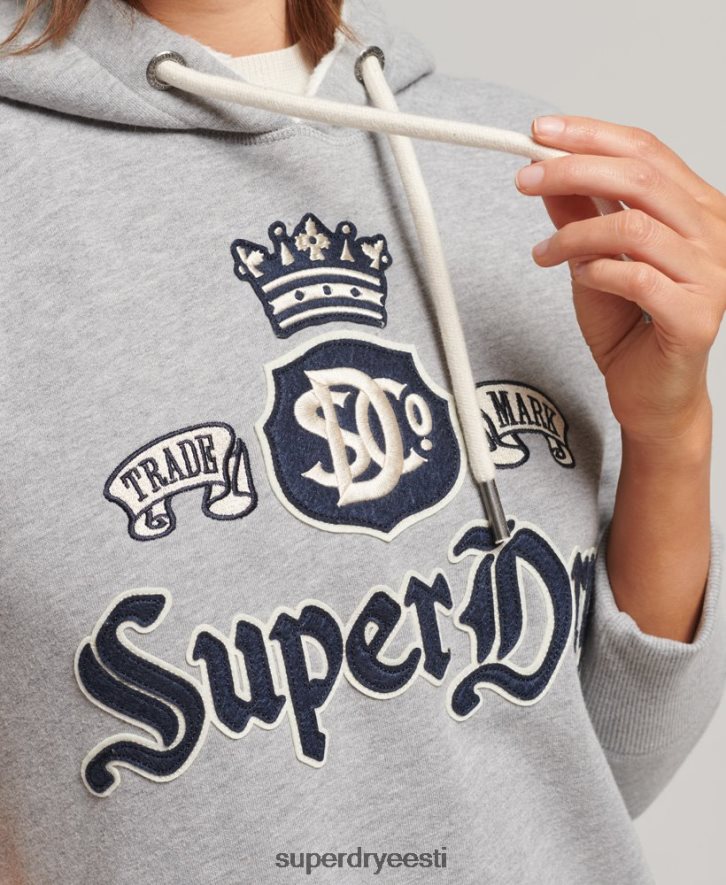 Superdry naised uhkus käsitöö kapuutsiga kleidi üle B2LT42456 Riietus hall
