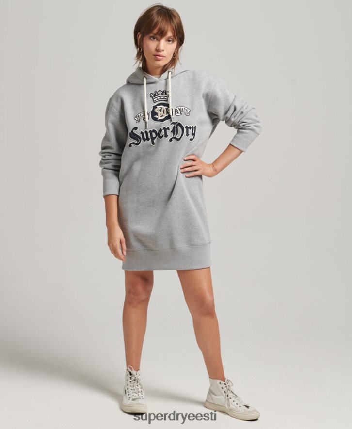 Superdry naised uhkus käsitöö kapuutsiga kleidi üle B2LT42456 Riietus hall