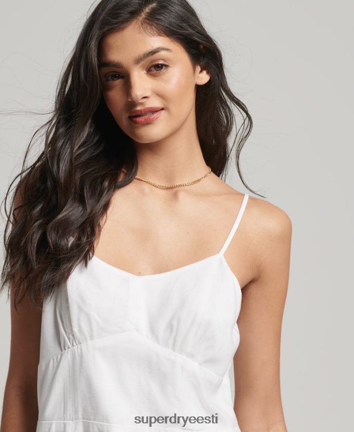 Superdry naised vintage cami minikleit B2LT41967 Riietus valge