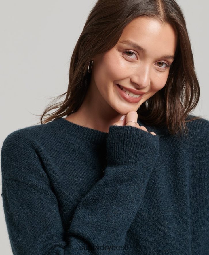 Superdry naised hädavajalik ülipehme kaelusega kampsun B2LT43972 Riietus merevägi