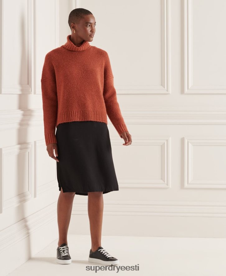 Superdry naised studios turske kaelusega kampsun B2LT44004 Riietus oranž