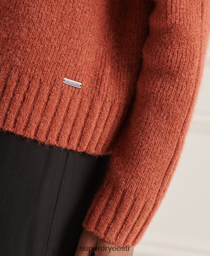 Superdry naised studios turske kaelusega kampsun B2LT44004 Riietus oranž