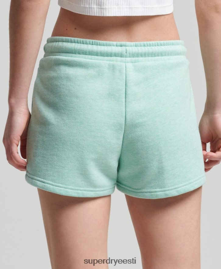 Superdry naised orgaanilisest puuvillast vintage logoga trikoopüksid B2LT43156 Riietus roheline