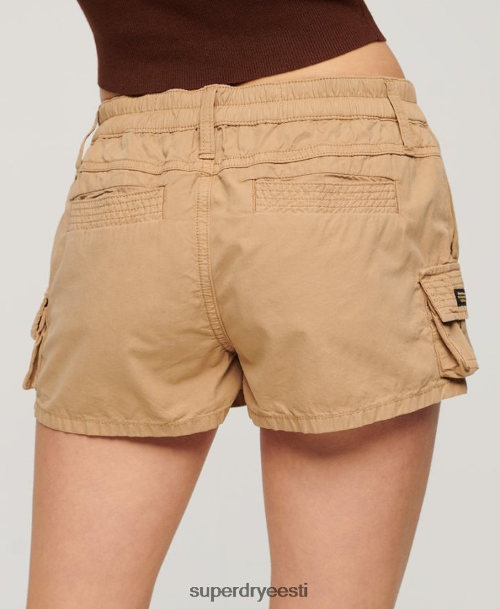 Superdry naised tarbekauba lühikesed püksid B2LT42124 Riietus tan