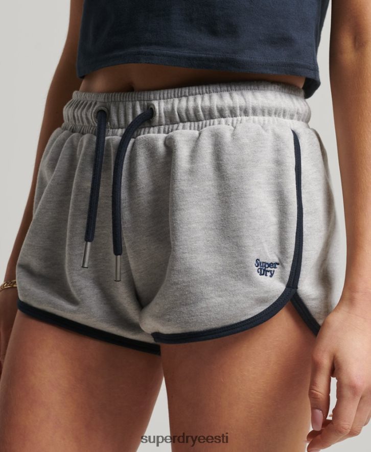 Superdry naised vintage jersey võidusõitja lühikesed püksid B2LT43115 Riietus tumehall