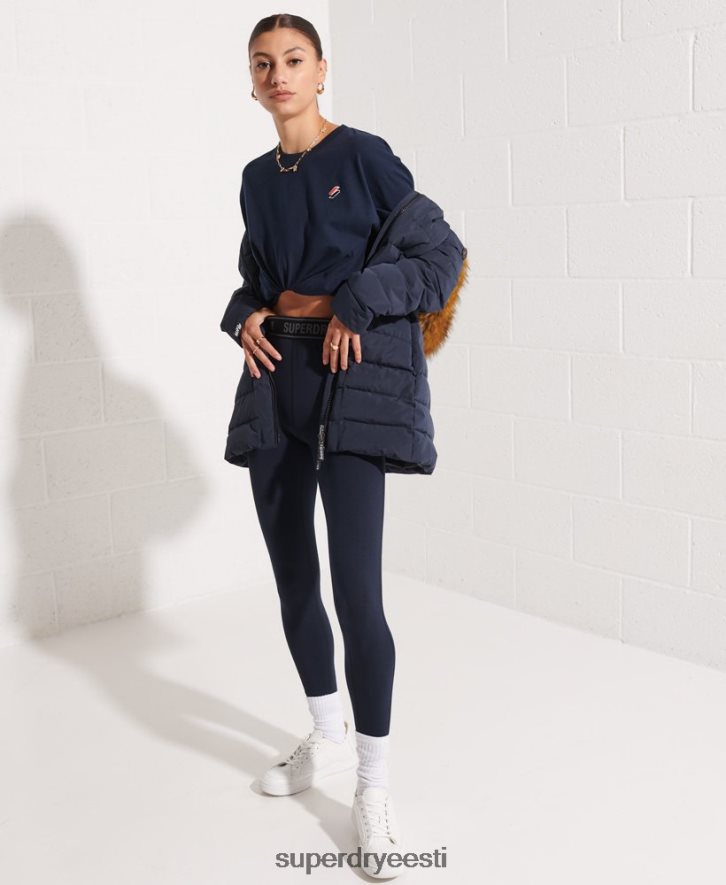 Superdry naised arktiline kõrge puhvmantel B2LT43646 Riietus merevägi