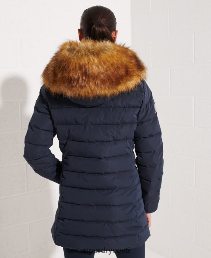 Superdry naised arktiline kõrge puhvmantel B2LT43646 Riietus merevägi