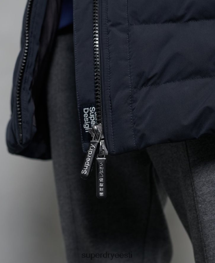 Superdry naised arktiline kõrge puhvmantel B2LT45655 Riietus merevägi
