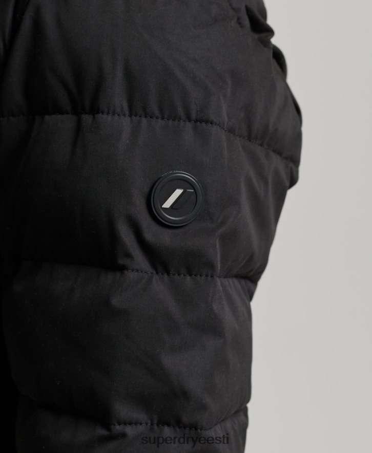 Superdry naised arktiline pikk mantel B2LT45638 Riietus must