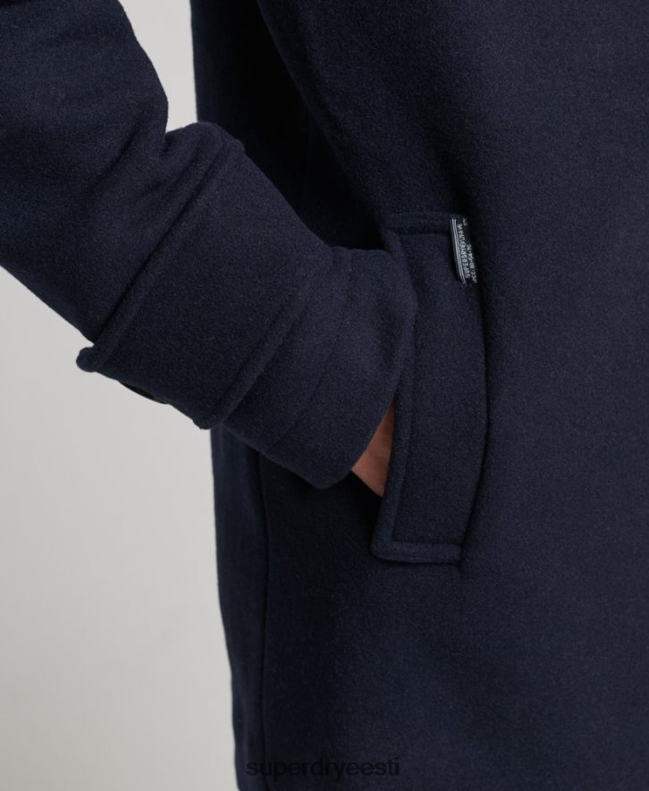 Superdry naised kahe rinnaga villane hernemantel B2LT43619 Riietus merevägi