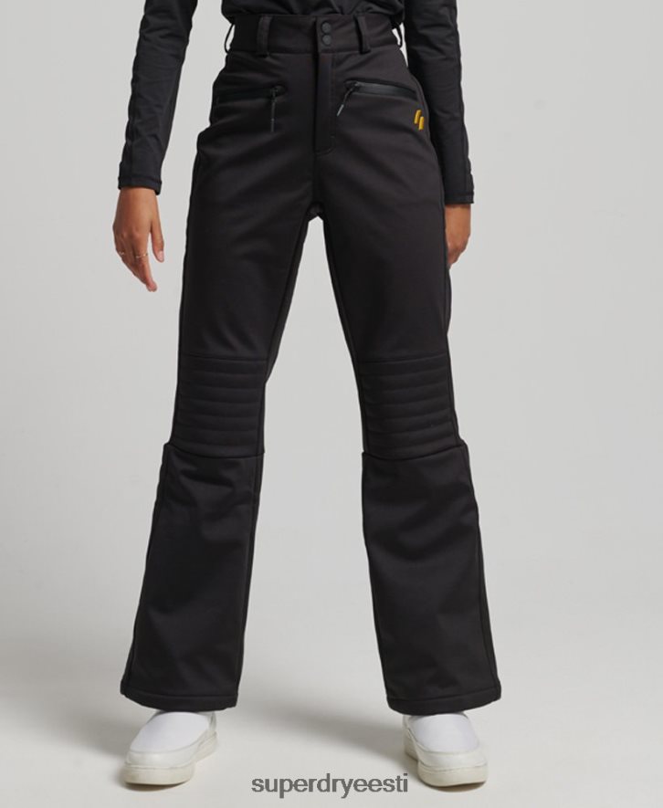 Superdry naised ski softshell õhukesed püksid B2LT42601 Riietus must