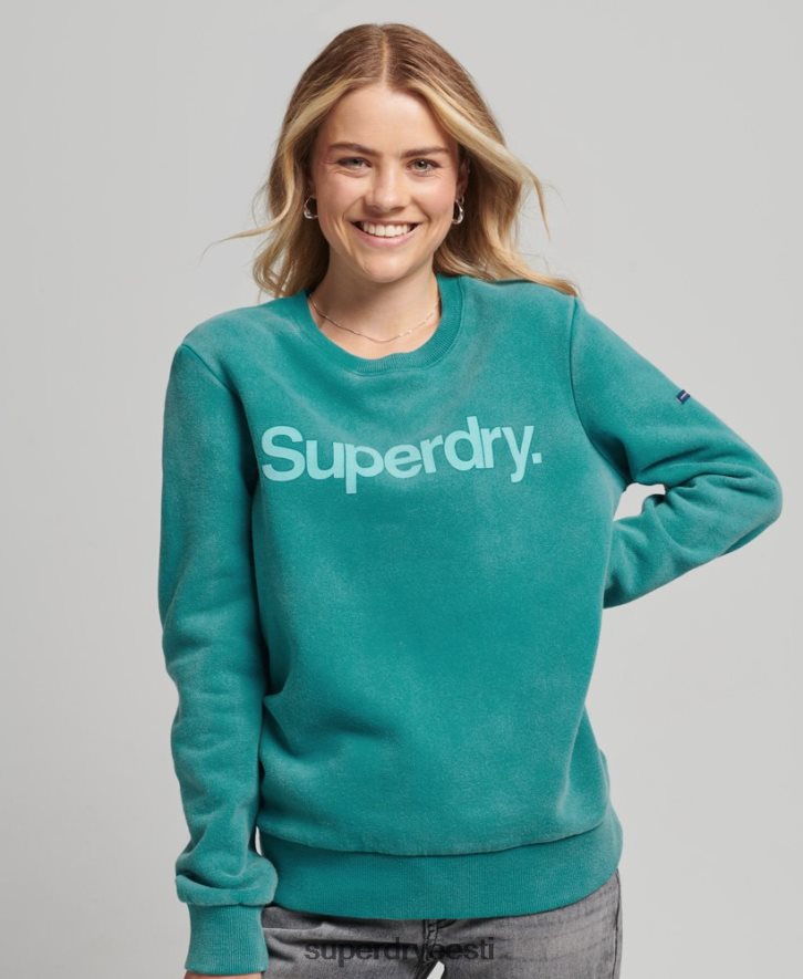 Superdry naised Vintage core logo 80ndate meeskonna dressipluus B2LT45860 Riietus sinine