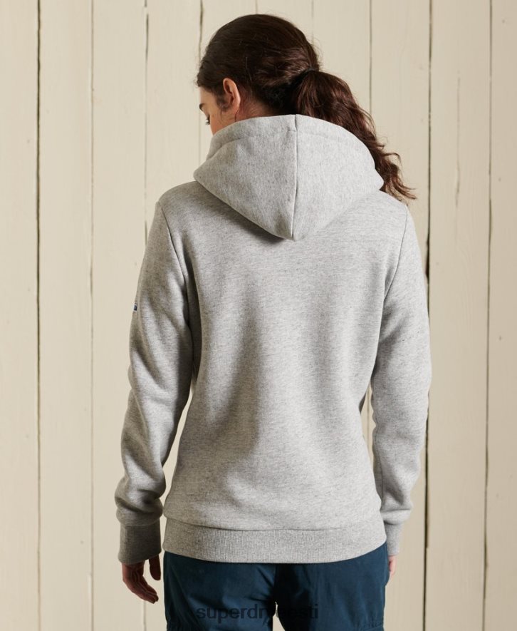 Superdry naised Vintage logoga Ameerika klassikaline lukuga kapuuts B2LT46104 Riietus hall