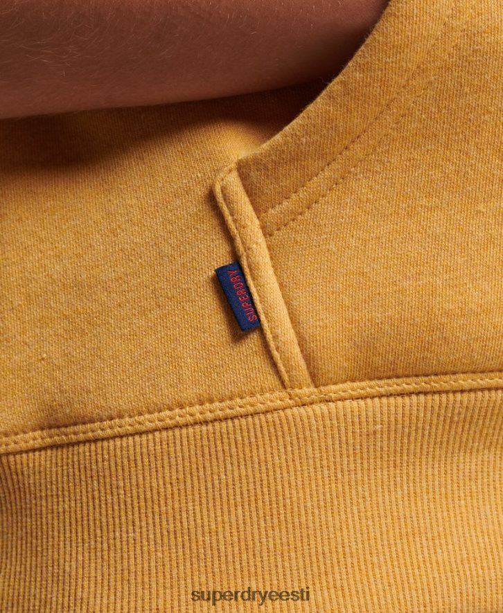 Superdry naised Vintage logoga tikitud kapuuts B2LT43344 Riietus kollane