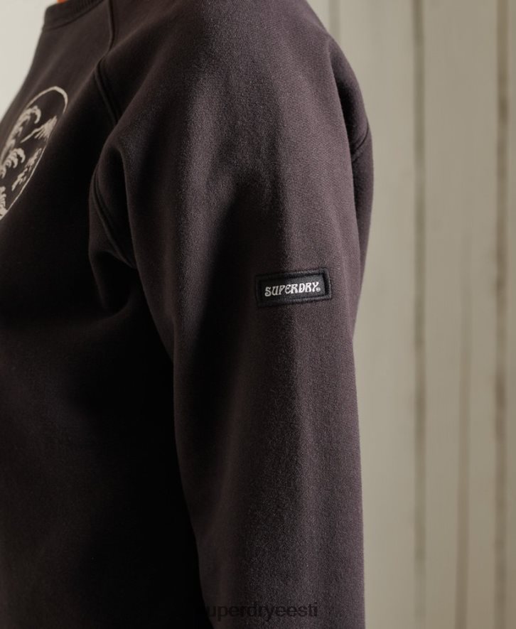 Superdry naised boheemlasliku bändi dressipluus B2LT46118 Riietus must