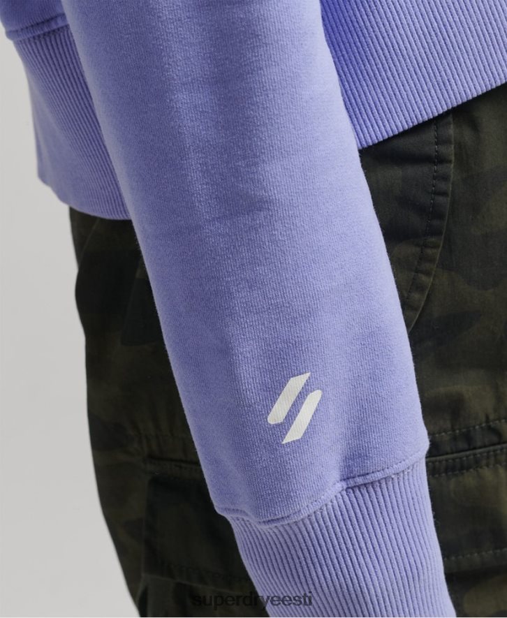 Superdry naised code core sport crop box hoodie B2LT46071 Riietus lilla