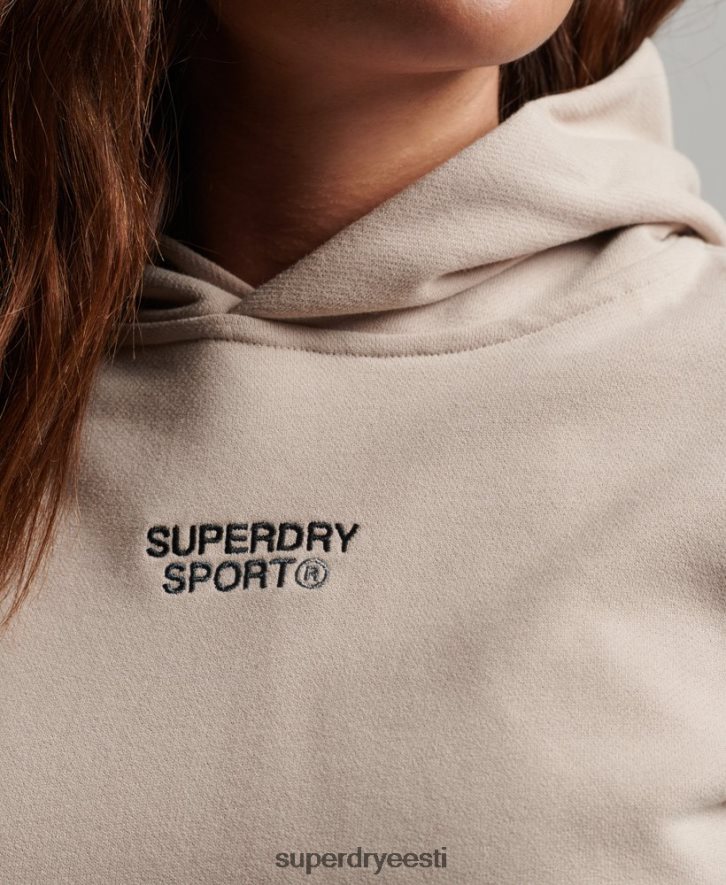 Superdry naised core oversized kapuuts B2LT43381 Riietus beež