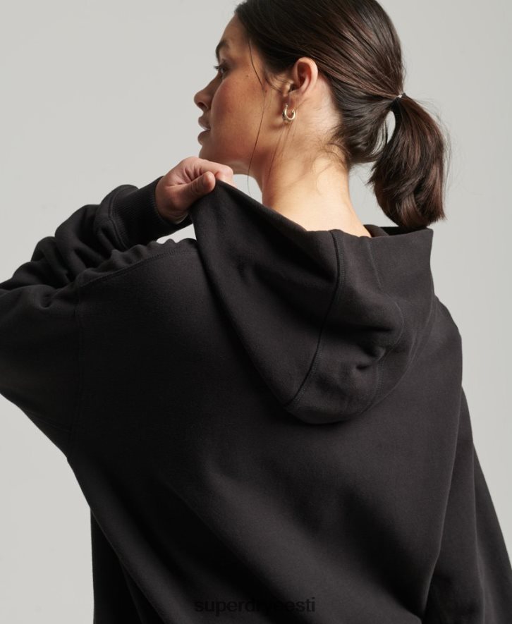 Superdry naised core oversized kapuuts B2LT45988 Riietus must