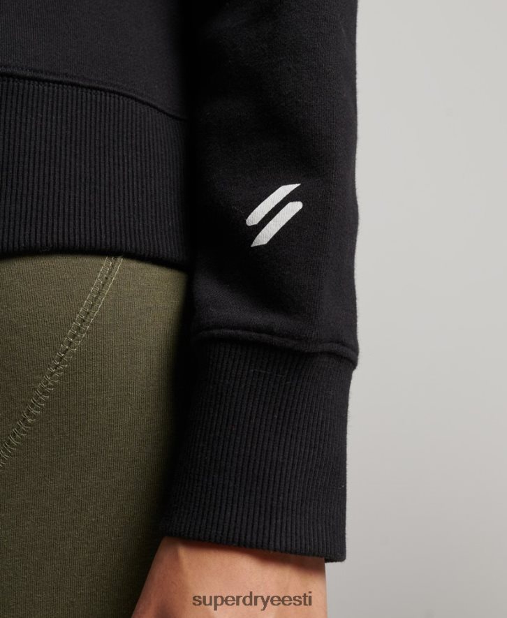 Superdry naised core sport crop box hoodie B2LT42302 Riietus must