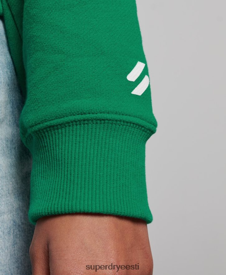 Superdry naised core sport pool tõmblukuga track top B2LT43373 Riietus roheline