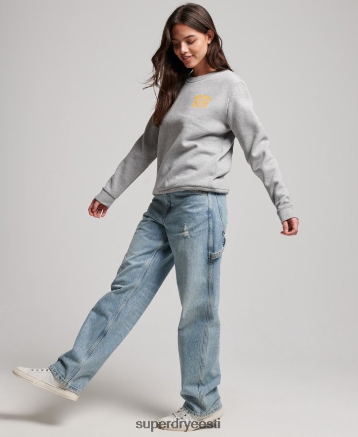 Superdry naised kergejõustikumeeskonna dressipluus B2LT43457 Riietus hall