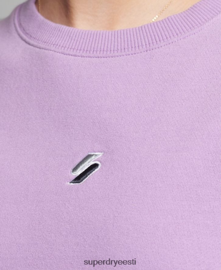 Superdry naised koodiga lineaarne vaba meeskonna dressipluus B2LT46016 Riietus lilla