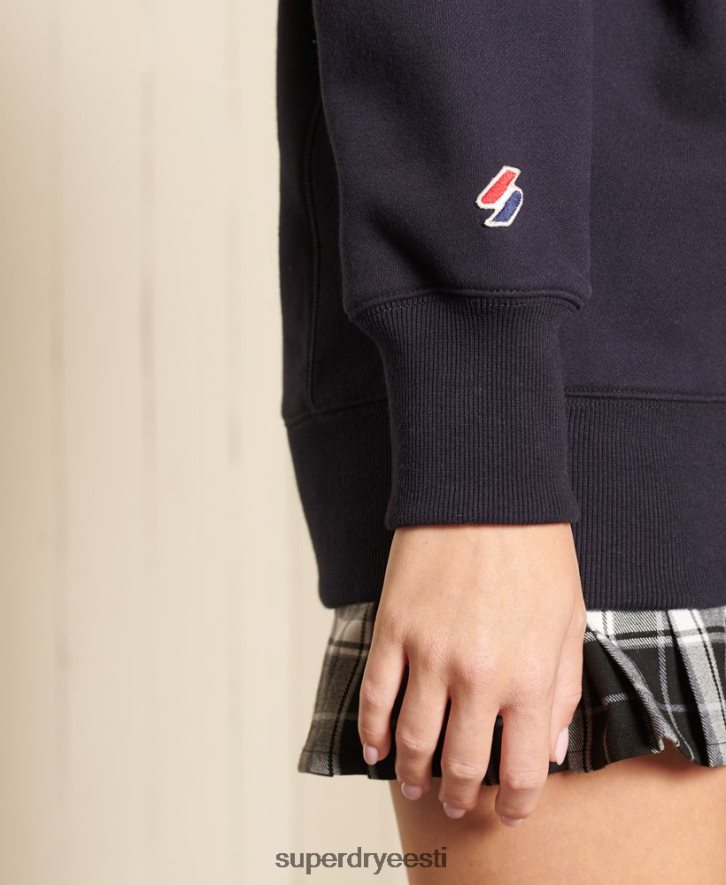 Superdry naised koodiga ülisuur aplikatsiooniga meeskonna dressipluus B2LT45962 Riietus merevägi