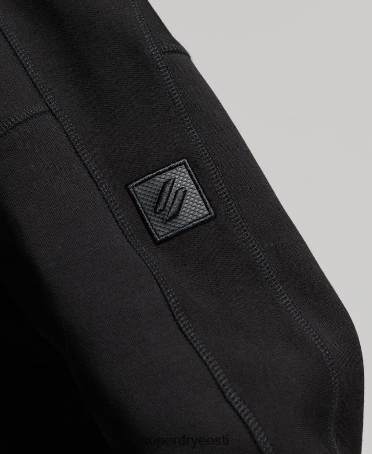 Superdry naised kooditehniline tõmblukuga kapuuts B2LT43342 Riietus must