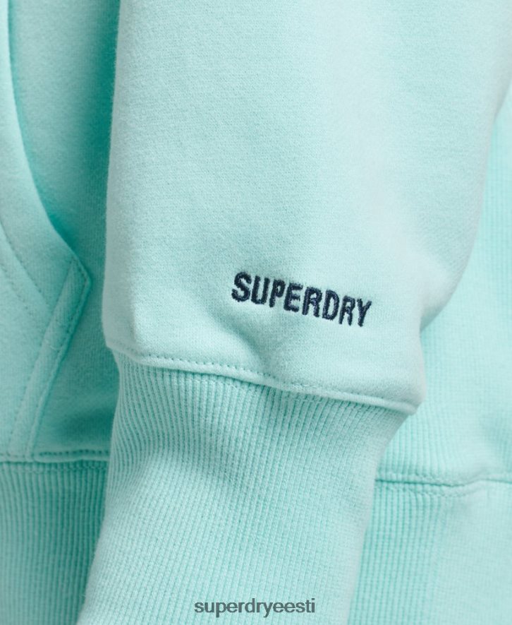 Superdry naised logoga aplikatsiooniga ülisuur meesterahva kapuuts B2LT43434 Riietus sinine