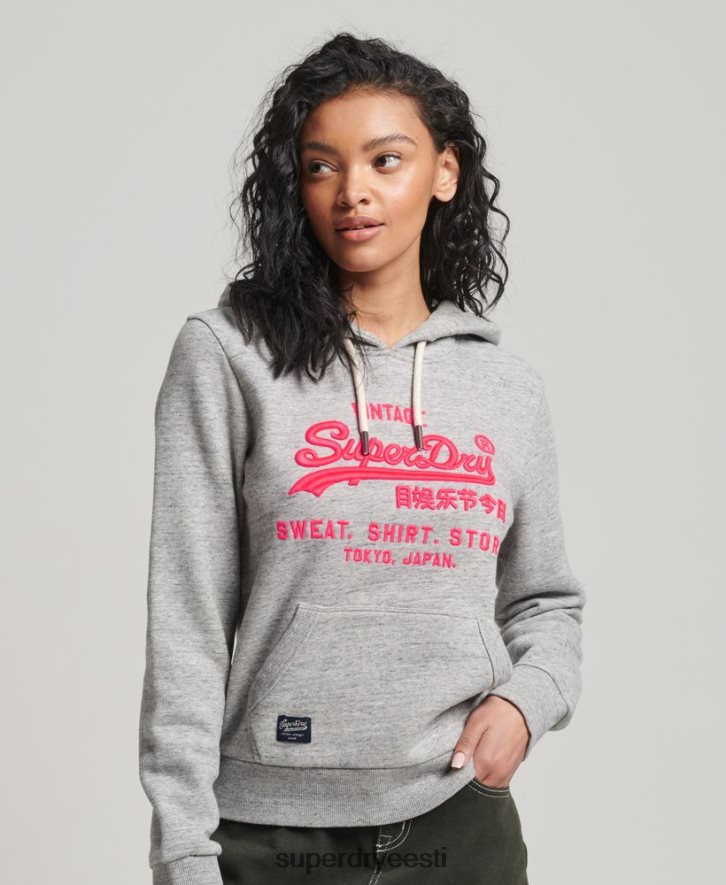 Superdry naised neoon vintage logoga kapuuts B2LT43417 Riietus hall