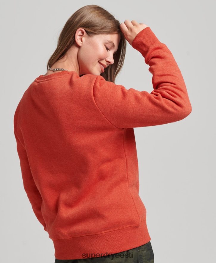 Superdry naised orgaanilisest puuvillast olulise logoga dressipluus B2LT45799 Riietus oranž