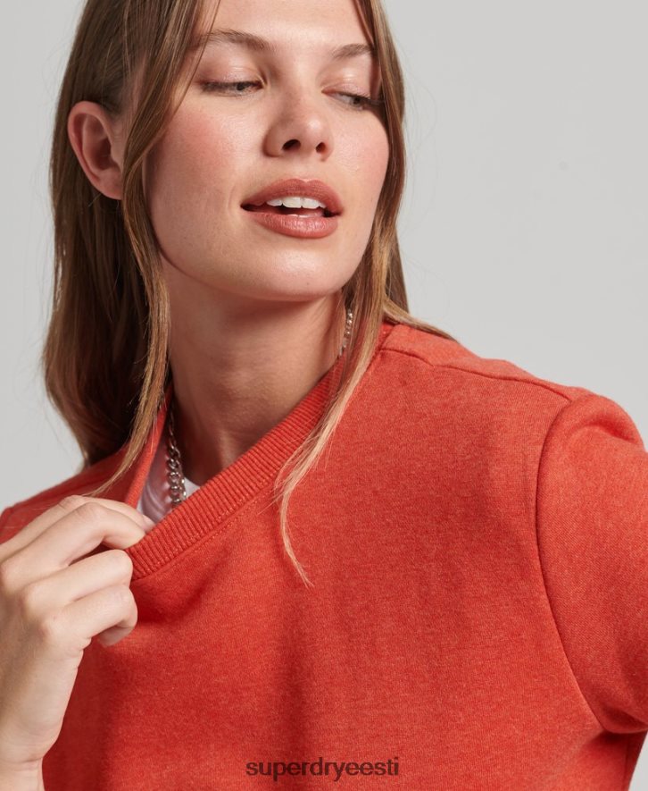 Superdry naised orgaanilisest puuvillast olulise logoga dressipluus B2LT45799 Riietus oranž